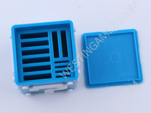 Mario Question Block Game Cartridge and Micro SD Card Case Holder for NS Switch - Blue - Image 3