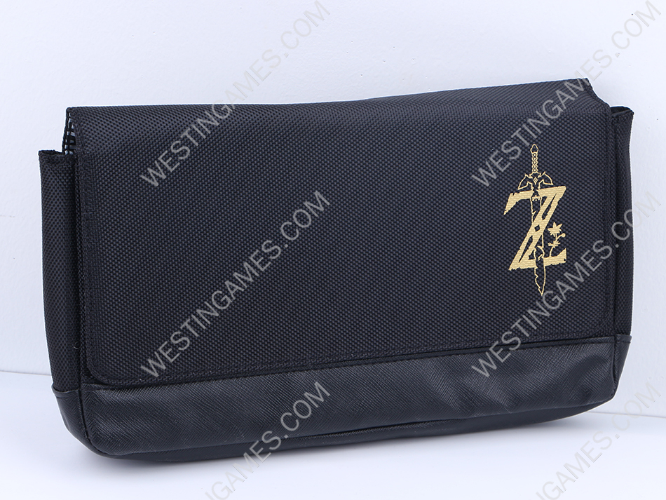 Stylish Travel Case Pouch Zelda Edition with clip-on strap for Nintendo Switch