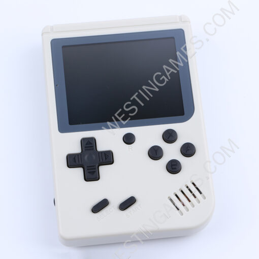 Retro FC 8Bit Handheld Video Game 3inch Screen 168 Games Support TV AV Out - White - Image 2