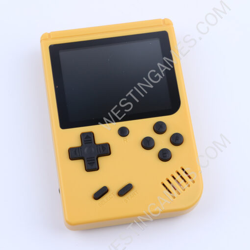 Retro FC 8Bit Handheld Video Game 3inch Screen 168 Games Support TV AV Out - Yellow - Image 2