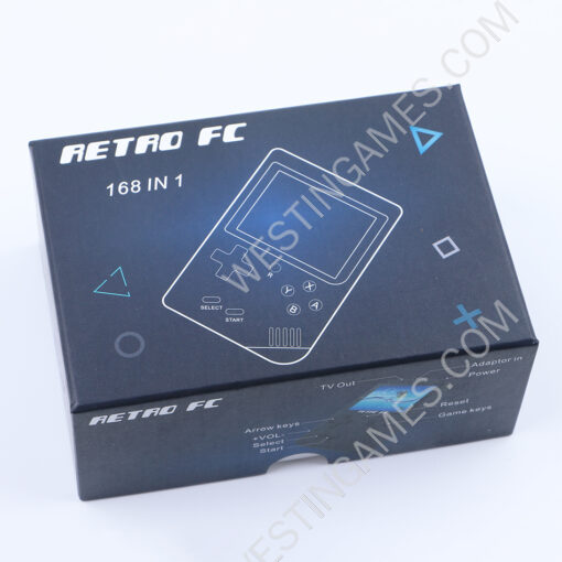 Retro FC 8Bit Handheld Video Game 3inch Screen 168 Games Support TV AV Out - Yellow - Image 7