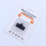 Multi-Function Audio Charging Adapter Connector for IPhone 7 8 Plus X