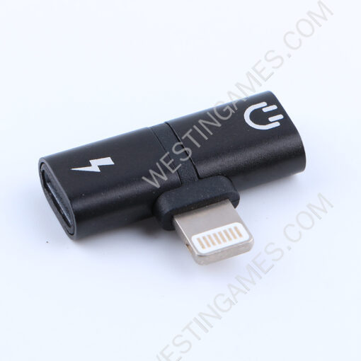 Multi-Function Audio Charging Adapter Connector for IPhone 7 8 Plus X - Image 2