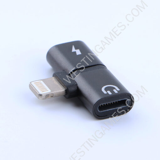 Multi-Function Audio Charging Adapter Connector for IPhone 7 8 Plus X - Image 3