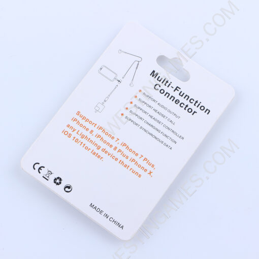 Multi-Function Audio Charging Adapter Connector for IPhone 7 8 Plus X - Image 6