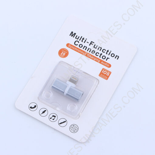 Multi-Function Audio Charging Adapter Connector for IPhone 7 8 Plus X - Image 7