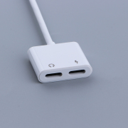 2 in 1 Dual Lightning Headphone Audio and Charger Adapter Earphone Cable for iPhone 7/8/X 04