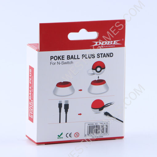 Poke Ball Plus Stand with Type-C Charging Cable for Switch Pokemon Ball - Image 5