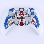 Limited Edition Front Shell Glossy Top Faceplate Mod Parts for XBOX ONE S Controller - Gundam