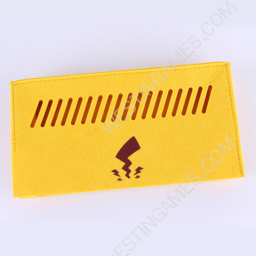 Yellow Protective Dust Prevent Cover Sleeve for Switch and Oled Console - Pikachu - Image 2