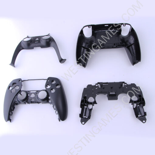 Replacement Complete Housing Shell Case for PS5 Dualsence 5 Controller BDM-010 - Black OEM A - Image 2