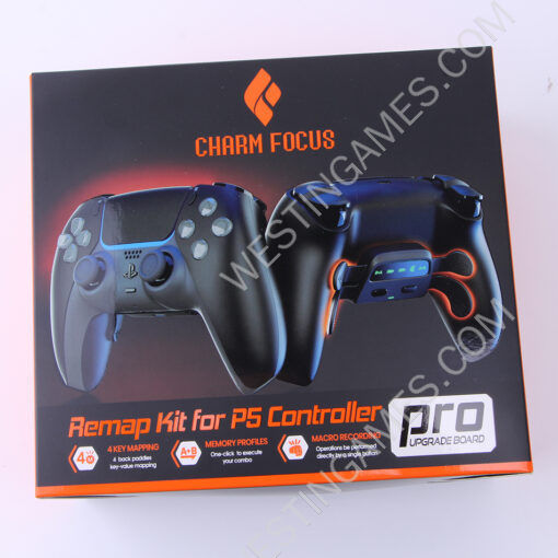 4 Back Button Plus Programmable User-defined Mapping Three Gear Continuous Transmission Rear Key For PS5 BDM-010/020 Gamepad Controller White - Image 5