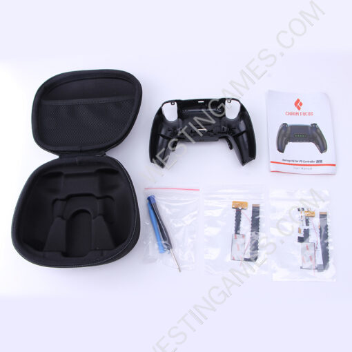4 Back Button Plus Programmable User-defined Mapping Three Gear Continuous Transmission Rear Key For PS5 BDM-010/020 Gamepad Controller Black - Image 4