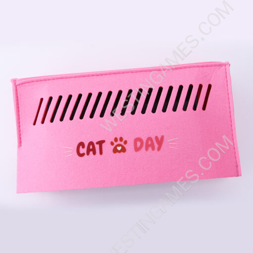 Pink Protective Dust Prevent Cover Sleeve for Switch and Oled Console - Cute Cat - Image 2