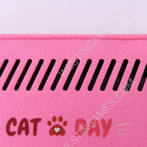 Pink Protective Dust Prevent Cover Sleeve for Switch and Oled Console - Cute Cat - Image 6