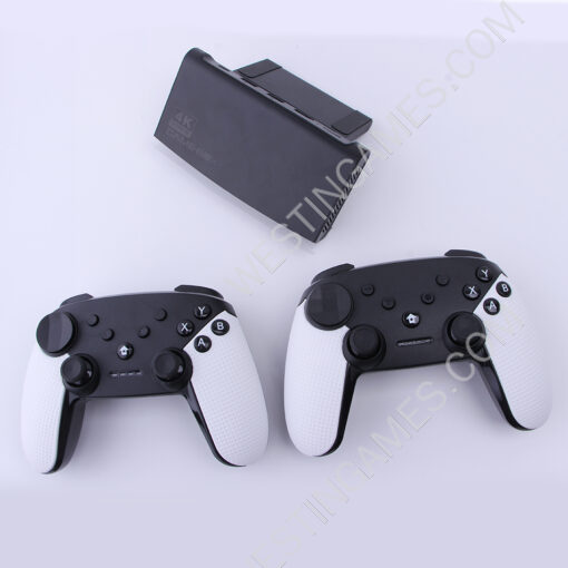 H6 4K 128G Retro TV Video Game Console with NS Gamepads 2.4G Wireless Controller Open Source Simulators PSP N64 Black - Image 5