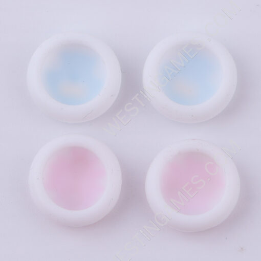 New 2in1 Thumb Grips Analog Caps Silicone Rubber For NS switch Joy-con - Splatoon - Image 2