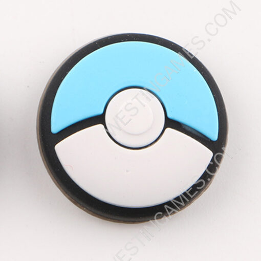 2in1 Lets go Pokemon Thumb Grips Analog Caps Silicone Rubber Kit For Switch joycon - Image 3