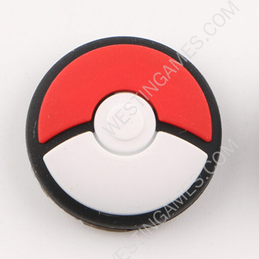 2in1 Lets go Pokemon Thumb Grips Analog Caps Silicone Rubber Kit For Switch joycon - Image 4