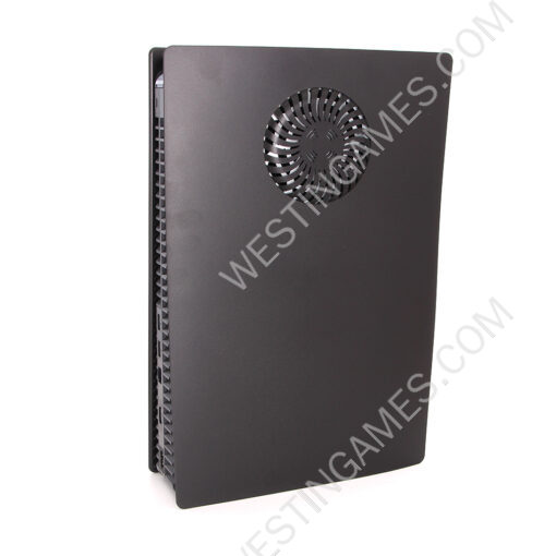 Replacement Housing Case Faceplate Cover with Vented Circle Design for PS5 HUD System - Black