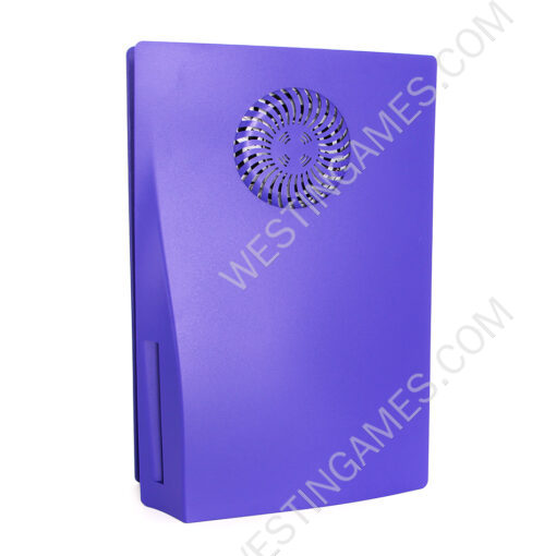 Replacement Housing Case Faceplate Cover with Vented Circle Design for PS5 HUD System - Purple