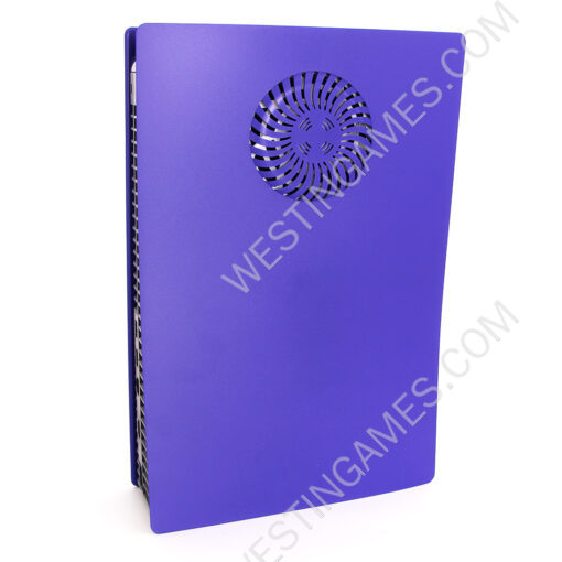 Replacement Housing Case Faceplate Cover with Vented Circle Design for PS5 HUD System - Purple - Image 2