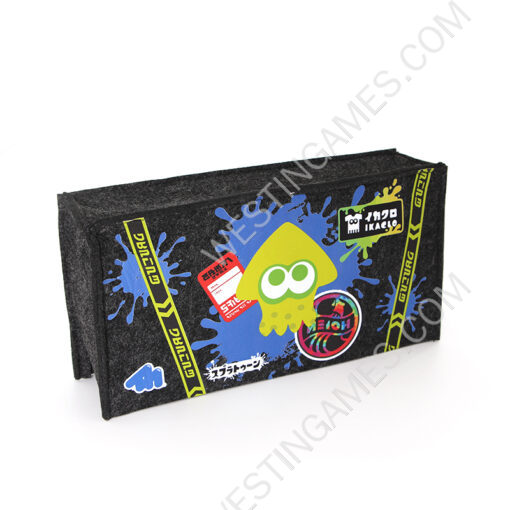 Black Protective Dust Prevent Cover Sleeve for Switch and Oled Console - Splatoon