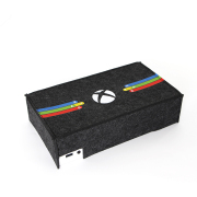 Black Horizontal Protective Dust Prevent Cover Sleeve for XBOX Series S Console - XBOX Logo