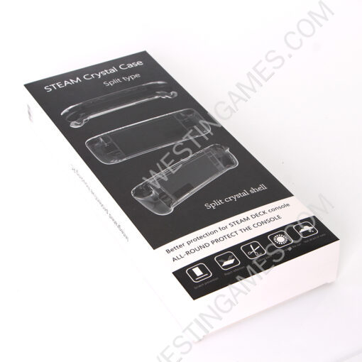 Transparent Crystal Protecting Cover Case for Steam deck Console