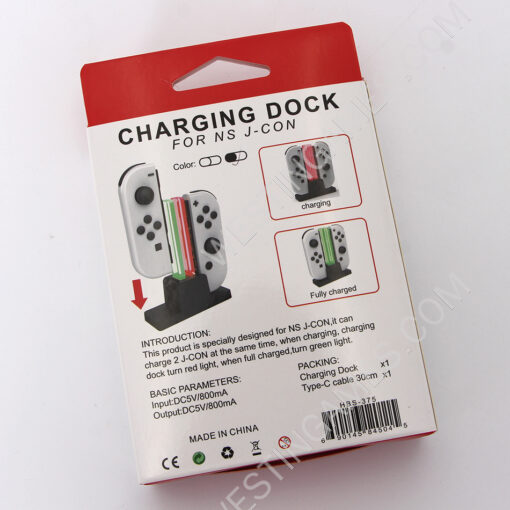 4in1 Quad Charging Dock Type-c Plug with Light for Nintendo Swtich OLED Joy-con - Image 3