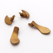 Replace Metal Paddles Accessories For PS5 Edge Elite Handle Metal Back Key - Dark Gold