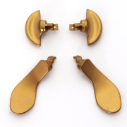 Replace Metal Paddles Accessories For PS5 Edge Elite Handle Metal Back Key - Dark Gold 02