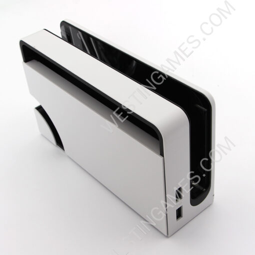 Charging Dock HDMI-Compatible TV Dock Station Stand Dock Switch OLED - White - Image 4