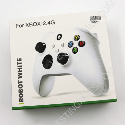 Wireless Game Joysticks Controller with 2.4G Adapter Receiver For Xbox Series X/S Console Windows PC - White - Image 2