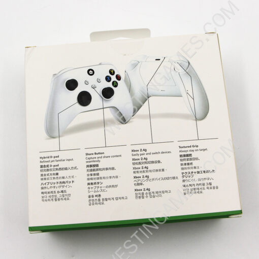 Wireless Game Joysticks Controller with 2.4G Adapter Receiver For Xbox Series X/S Console Windows PC - White - Image 3