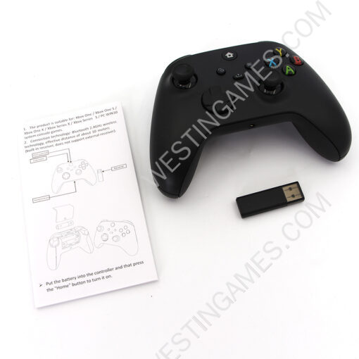 Wireless Game Joysticks Controller with 2.4G Adapter Receiver For Xbox Series X/S Console Windows PC - Black - Image 4