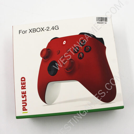 Wireless Game Joysticks Controller with 2.4G Adapter Receiver For Xbox Series X/S Console Windows PC - Red - Image 2