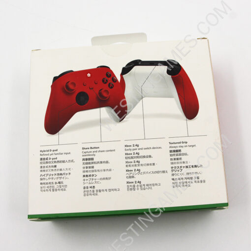 Wireless Game Joysticks Controller with 2.4G Adapter Receiver For Xbox Series X/S Console Windows PC - Red - Image 3