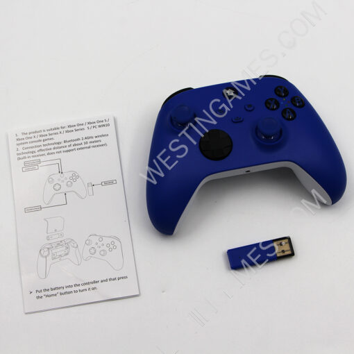 Wireless Game Joysticks Controller with 2.4G Adapter Receiver For Xbox Series X/S Console Windows PC - Blue - Image 4