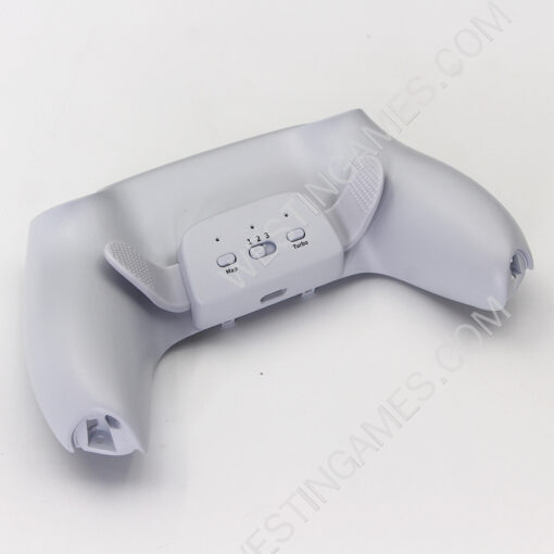 Rear Expansion Extender Controller Back Button Accessory Programable Rise Remap Kit for PS5 V1-V3 Gamepad - White