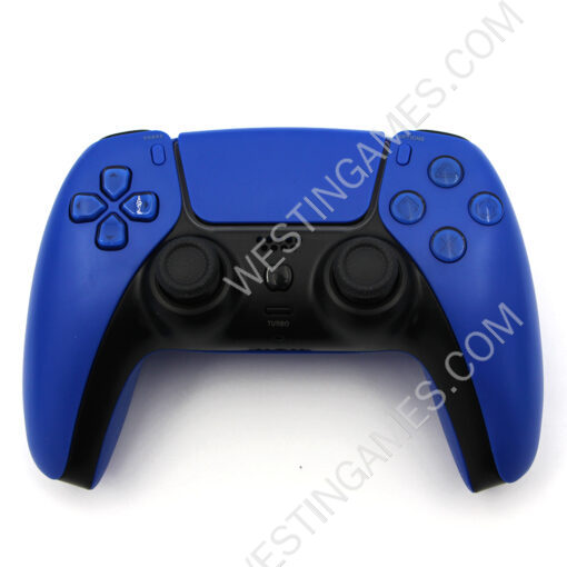 New PS5 Shape Wireless Bluetooth Gamepad Controller with Turbo for Playstation 4 PS4 Deep Blue - Image 2