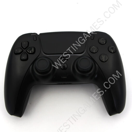 New PS5 Shape Wireless Bluetooth Gamepad Controller with Turbo for Playstation 4 PS4 Black - Image 2