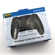 New PS5 Shape Wireless Bluetooth Gamepad Controller with Turbo for Playstation 4 PS4 Black 06