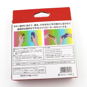 Wireless Gamepad Left and Right Controller Support Turbo and RGB Light for Switch Joycon - Blue/Yellow 02