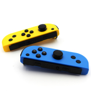 Wireless Gamepad Left and Right Controller Support Turbo and RGB Light for Switch Joycon - Blue/Yellow 06