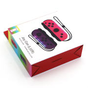 Wireless Gamepad Left and Right Controller Support Turbo and RGB Light for Switch Joycon - Purple and Pink