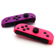 Wireless Gamepad Left and Right Controller Support Turbo and RGB Light for Switch Joycon - Purple and Pink 06