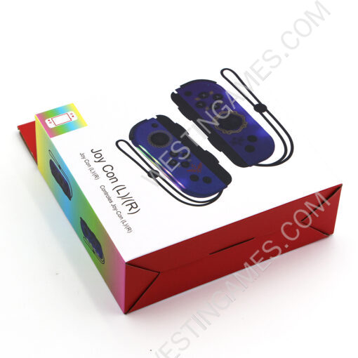 Wireless Gamepad Left and Right Controller Support Turbo and RGB Light for Switch Joycon - Zelda Blue