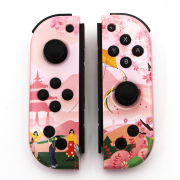 Wireless Gamepad Left and Right Controller Support Turbo and RGB Light for Switch Joycon - Sakura 03