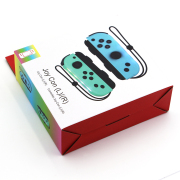 Wireless Gamepad Left and Right Controller Support Turbo and RGB Light for Switch Joycon - Light Blue/Green